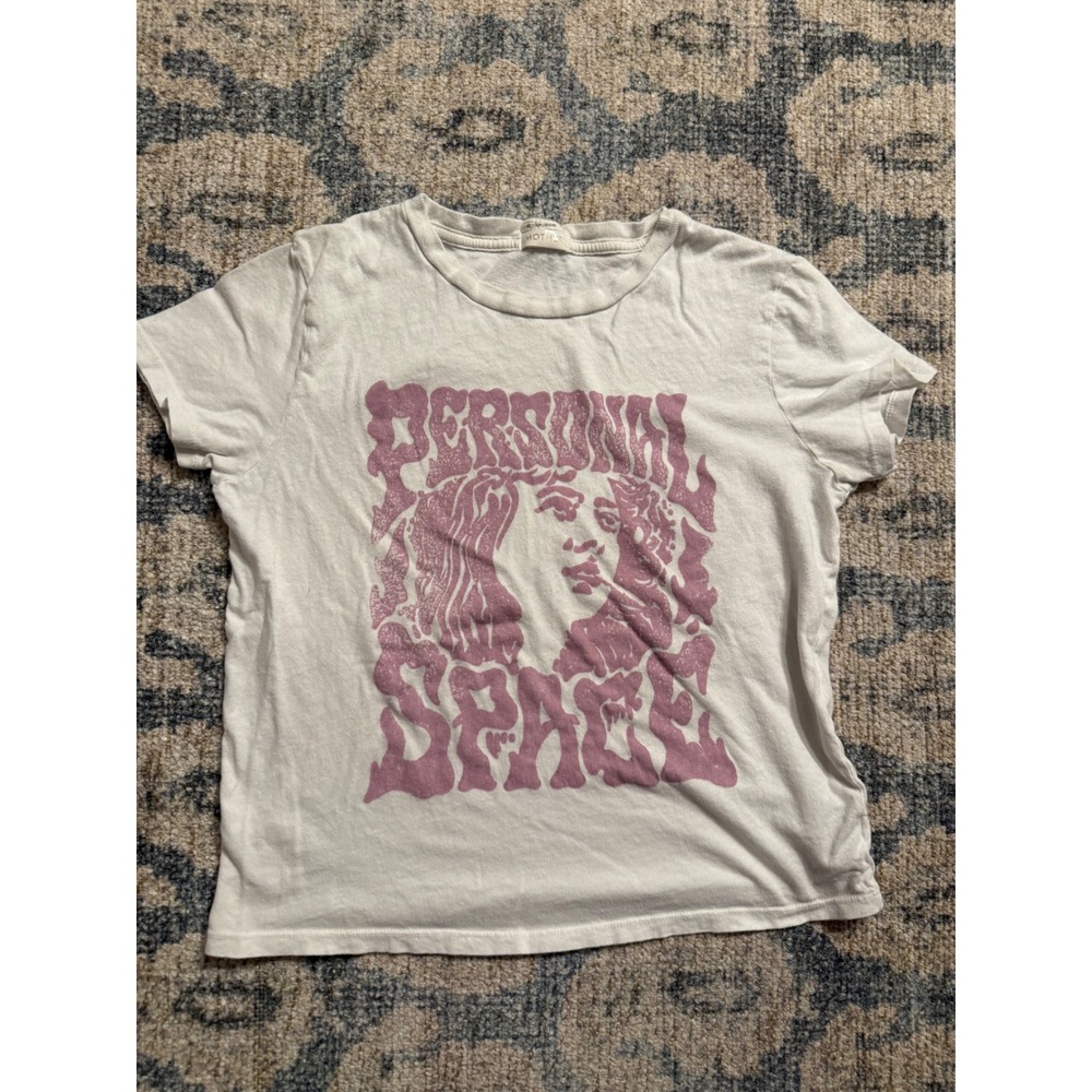 Mother The Lil Goodie Goodie Tee - Personal Space Chalk Small Great Condition